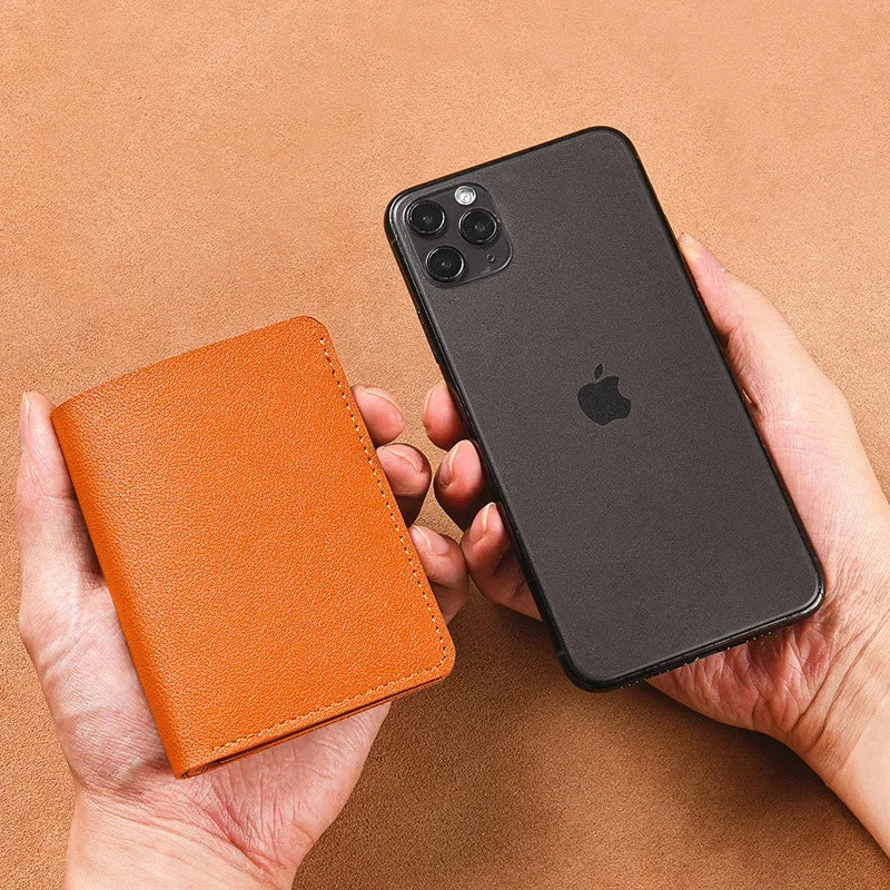New Women's Wallet Simple Folding Button Small Wallet